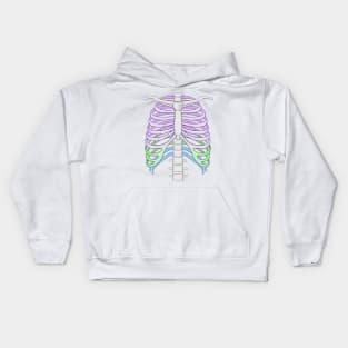 Colourful Ribcage Kids Hoodie